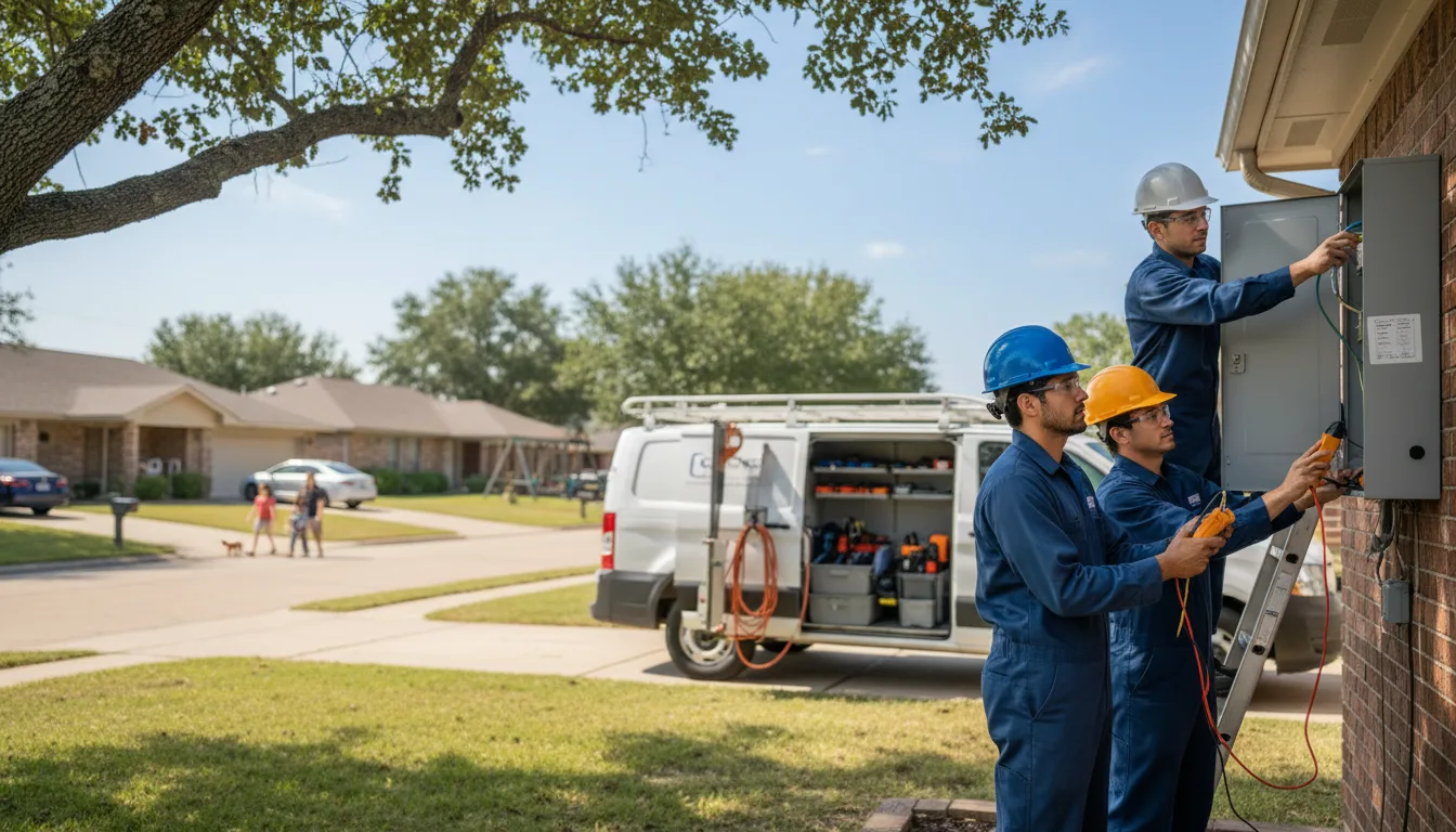 Certified electrician providing emergency electrical services in Walnut, MS